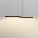 Подвесной светильник LANHU WOOD L150 Tmall Elf с деревянным плафоном