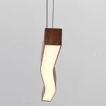Подвесной светильник LANHU WOOD L150 Tmall Elf с деревянным плафоном