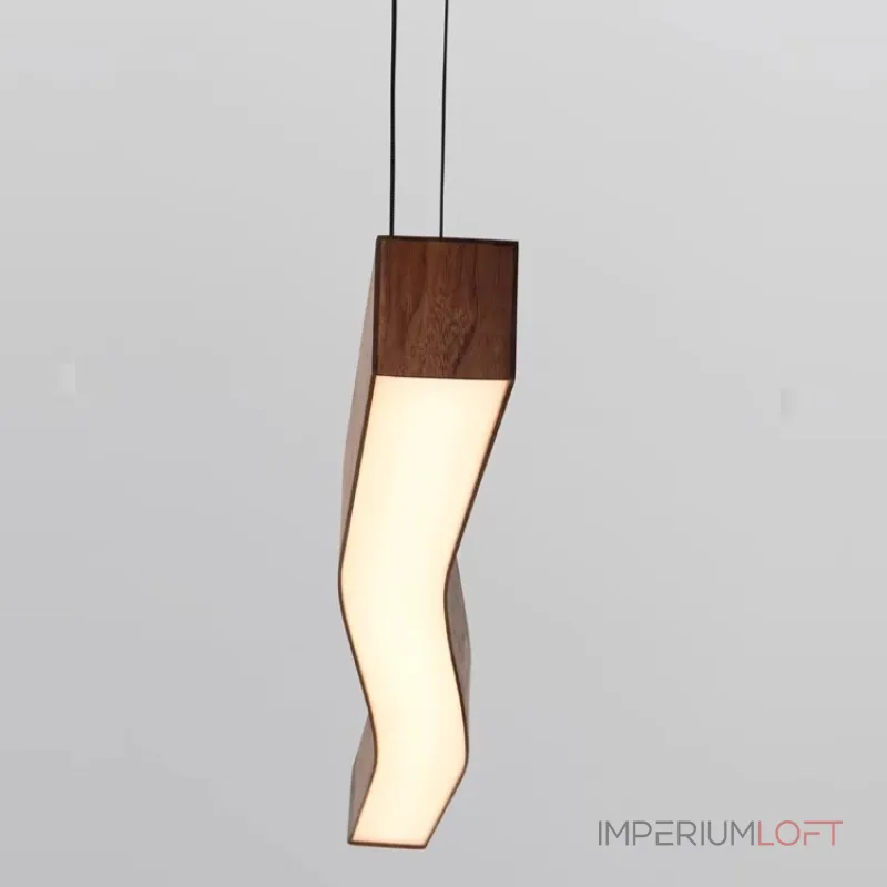 Подвесной светильник LANHU WOOD L150 Tmall Elf с деревянным плафоном