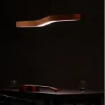 Подвесной светильник LANHU WOOD L150 Tmall Elf с деревянным плафоном