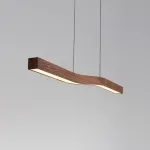 Подвесной светильник LANHU WOOD L150 Tmall Elf с деревянным плафоном