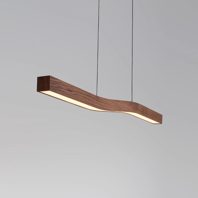 Подвесной светильник LANHU WOOD L150 Tmall Elf с деревянным плафоном