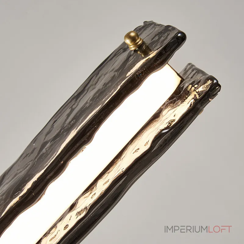 Подвесной светильник LANHU MONOLINE Black L160 Tmall Elf с фактурным стеклянным плафоном