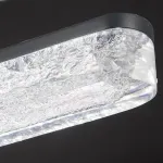 Подвесной светильник LANHU ICELINE L107 с фактурным стеклянным плафоном