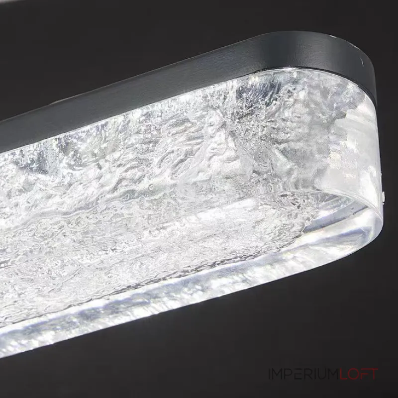 Подвесной светильник LANHU ICELINE L107 с фактурным стеклянным плафоном