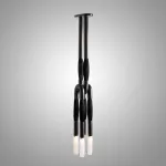 Подвесной светильник BRUSH LUMEN Black с конским волосом