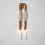 Настенный светильник BRUSH LUMEN Bronze с конским волосом