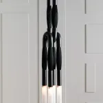 Подвесной светильник BRUSH LUMEN Black с конским волосом
