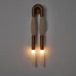 Настенный светильник BRUSH LUMEN Bronze с конским волосом