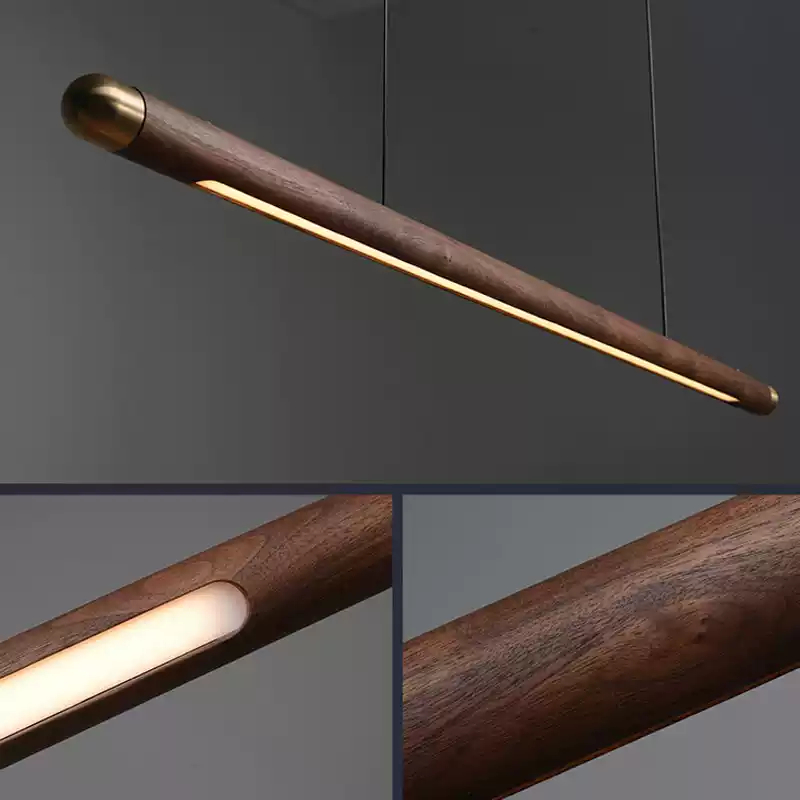 Подвесной светильник JIYI HIRATA A P1 Walnut L120