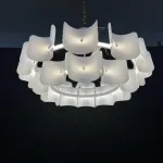 Люстра AURORA ARC D100 3000K 4000K 6000K Tmall с акриловыми пластинами