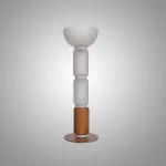 Торшер PUFENG STACK H120 со стеклянным плафоном