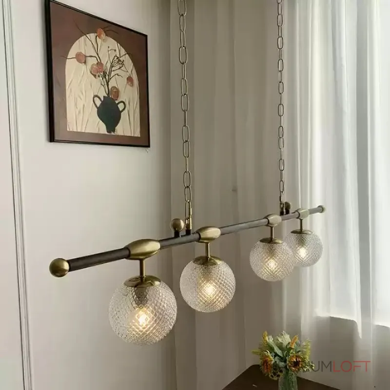 Подвесная люстра KUNYU ORBS со стеклянными шарами плафонами