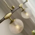 Подвесная люстра KUNYU ORBS со стеклянными шарами плафонами