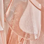 Люстра Veiled Light Pink D55 со стеклянными лепестками
