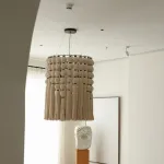 Люстра Macrame Halo с плафоном из ниток