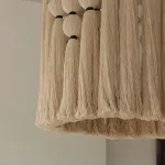 Люстра Macrame Halo с плафоном из ниток