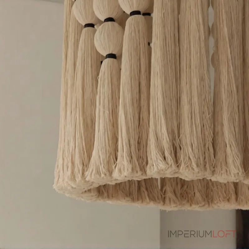 Люстра Macrame Halo с плафоном из ниток Люстра Macrame Halo с плафоном из ниток