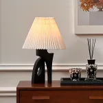 Настольная лампа WHITE LILY Elegance Black оригинальной формы