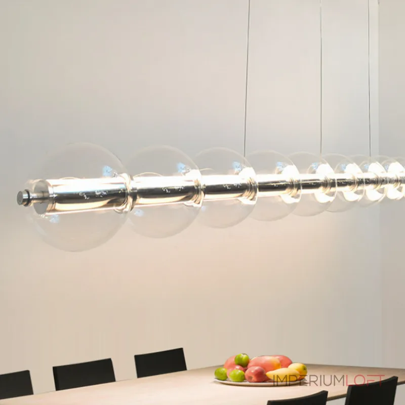 Подвесной светильник LUCE SFERICA L124 со стеклянными шарами Подвесной светильник LUCE SFERICA L124 со стеклянными шарами