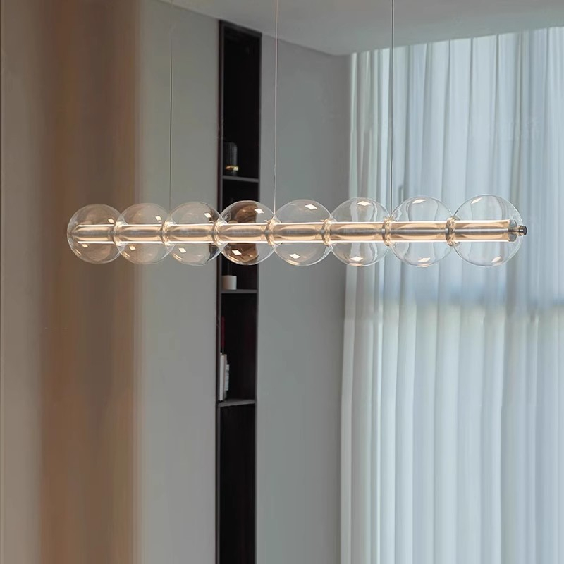 Подвесной светильник LUCE SFERICA L124 со стеклянными шарами Подвесной светильник LUCE SFERICA L124 со стеклянными шарами