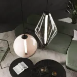 Подвесной светильник Buoy Sphere A Clear со стеклянным плафоном в форме шара