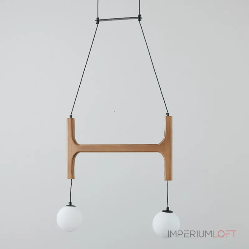 Люстра Sphere Hanger Brown P2 с необычным подвесами