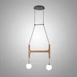 Люстра Sphere Hanger Brown P2 с необычным подвесами