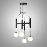 Люстра Sphere Hanger Black P4 с необычным подвесами