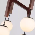 Люстра Sphere Hanger Black P2 с необычным подвесами