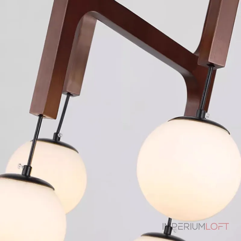 Люстра Sphere Hanger Black P2 с необычным подвесами