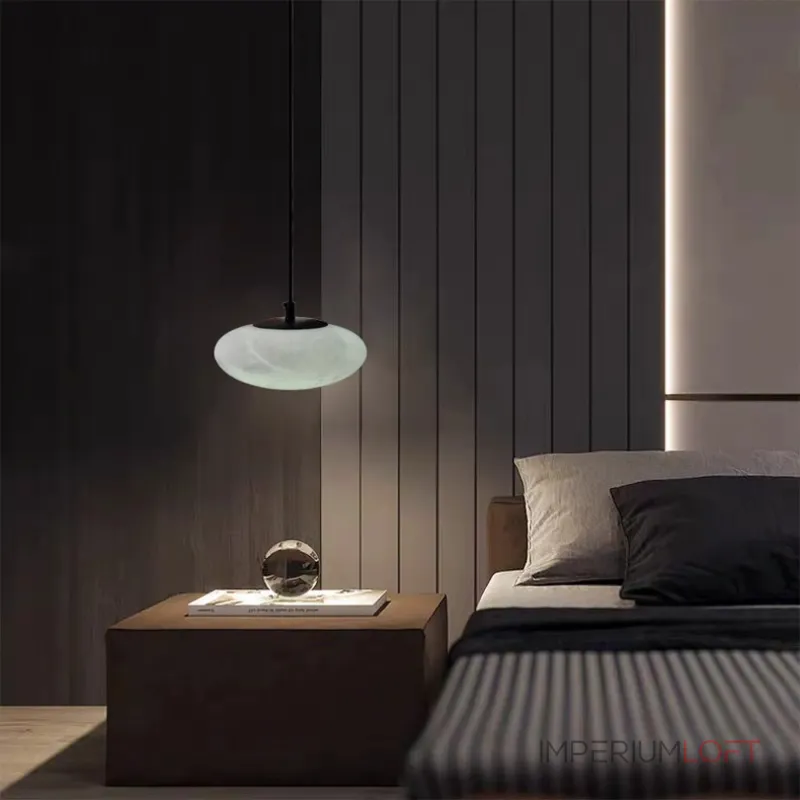 Подвесной светильник Lumina Marble D11 3000K с мраморным плафоном