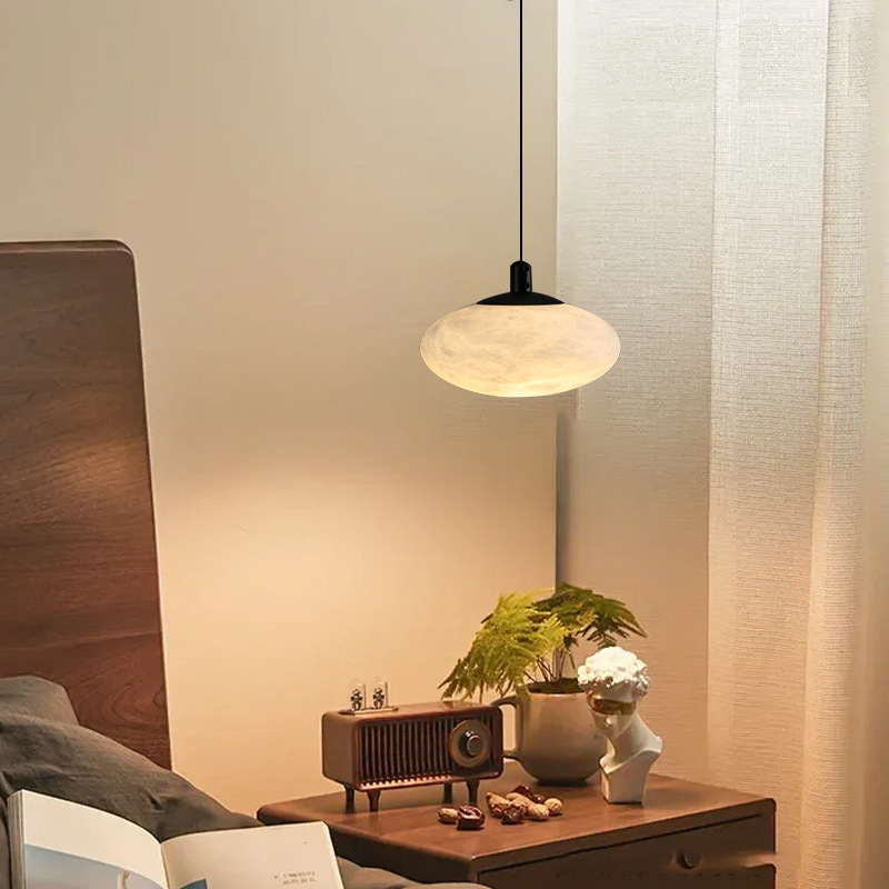 Подвесной светильник Lumina Marble D11 3000K с мраморным плафоном