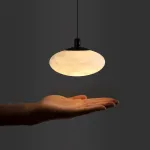Подвесной светильник Lumina Marble D11 3000K с мраморным плафоном