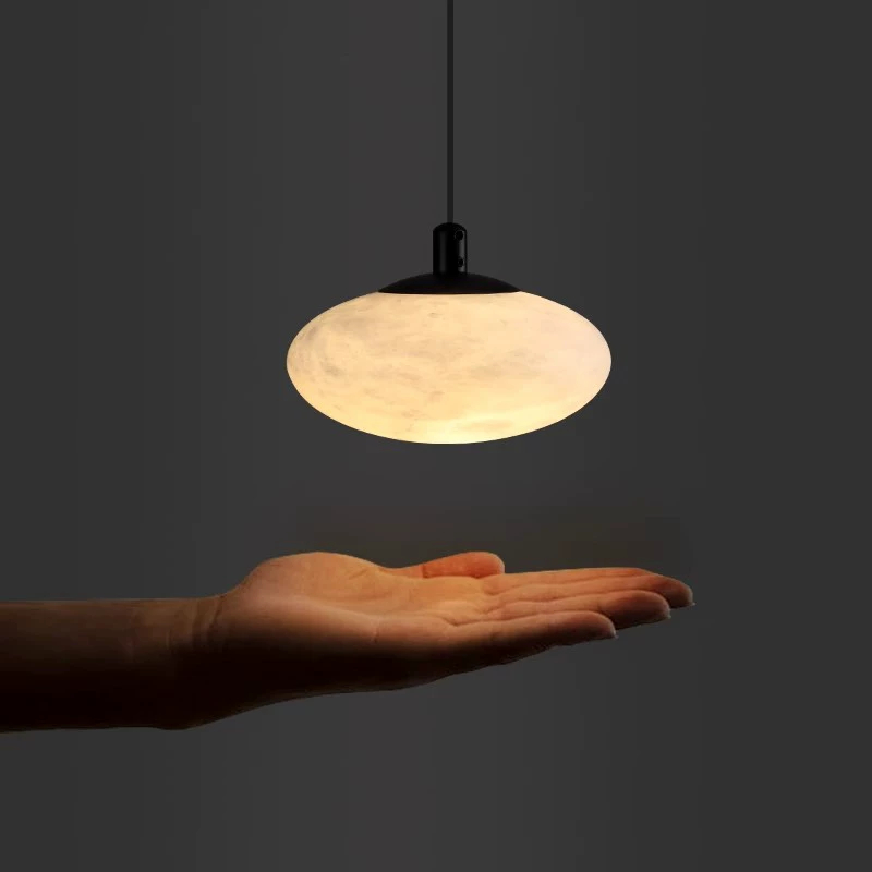 Подвесной светильник Lumina Marble D11 3000K с мраморным плафоном