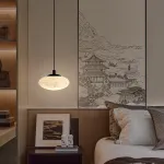 Подвесной светильник Lumina Marble D11 3000K с мраморным плафоном