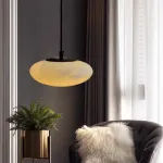 Подвесной светильник Lumina Marble D11 3000K с мраморным плафоном