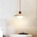 Подвесной светильник Stone Glow A с лифтом с плафоном из камня