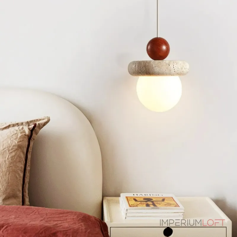 Подвесной светильник Stone Orbs с плафоном из камня