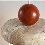 Подвесной светильник Stone Orbs с плафоном из камня