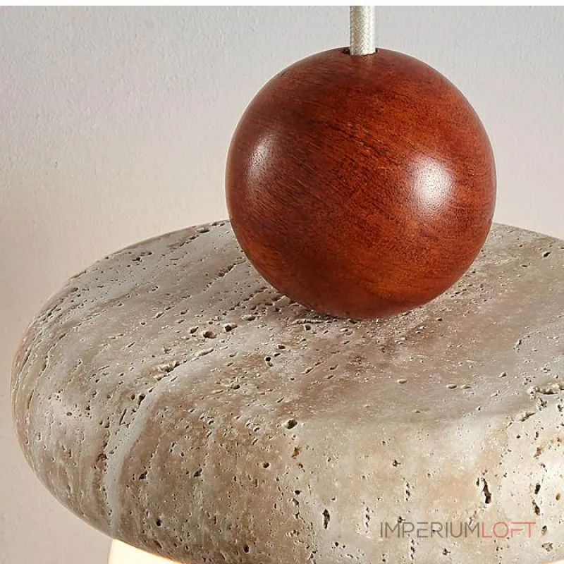 Подвесной светильник Stone Orbs с плафоном из камня