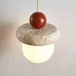 Подвесной светильник Stone Orbs с плафоном из камня