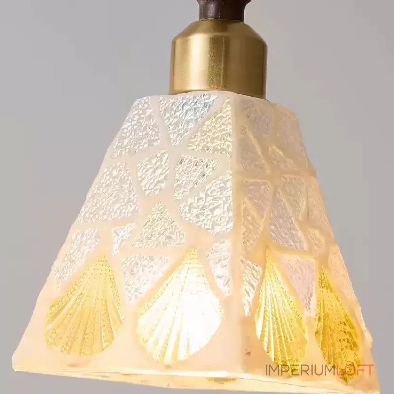 Подвесной светильник Veiled Charm C с оригинальным плафоном из ракушек