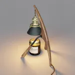 Настольная лампа Amber Tend для ароматических свечей с треногой