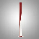 Торшер Evoke Twist Red изящной формы