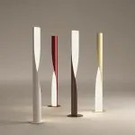 Торшер Evoke Twist White изящной формы