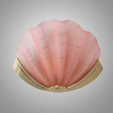 Настенный светильник Glass Shell Pink