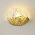 Настенный светильник Glass Shell Clear в форме ракушки