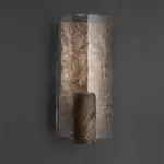 Настенный светильник Frosted Ray Bronze с фактурным плафоном