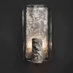 Настенный светильник Frosted Ray Silver с фактурным плафоном